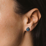 THE SLOANE BLUE SAPPHIRE STUDS