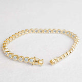 WIMBLEDON 2 CARAT BEZEL SET TENNIS BRACELET