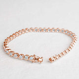 WIMBLEDON 2 CARAT BEZEL SET TENNIS BRACELET