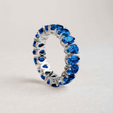 SLOANE BLUE SAPPHIRE ETERNITY BAND