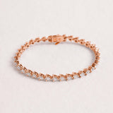 WIMBLEDON 6CT - 3 CLAW TENNIS BRACELET