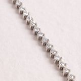 WIMBLEDON 6CT - 3 CLAW TENNIS BRACELET