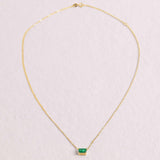 THE KENSINGTON EMERALD GREEN NECKLACE