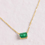 THE KENSINGTON EMERALD GREEN NECKLACE