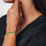 THE KENSINGTON EMERALD GREEN NECKLACE