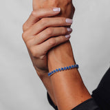 SLOANE 14CT BLUE SAPPHIRE TENNIS BRACELET