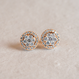 THE HYDE PARK 2IN1 HALO STUDS