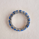 SLOANE BLUE SAPPHIRE ETERNITY BAND