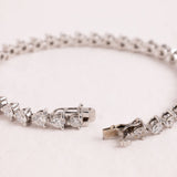 WIMBLEDON 6CT - 3 CLAW TENNIS BRACELET